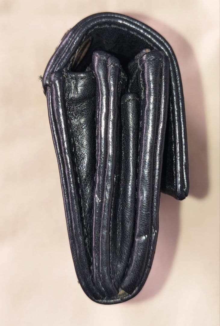 美品 Chrome Hearts クロムハーツ CHプラスボタン タイニー 財布