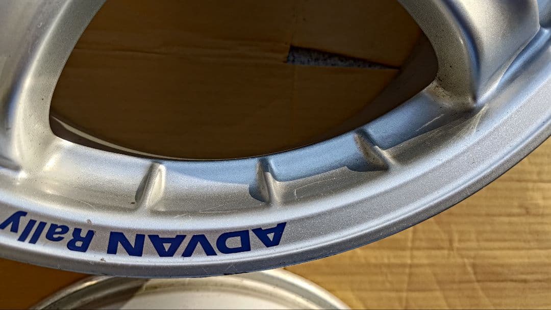 ホイール17インチ　ADVAN RC　7j 45 pcd114.3 4穴　2本