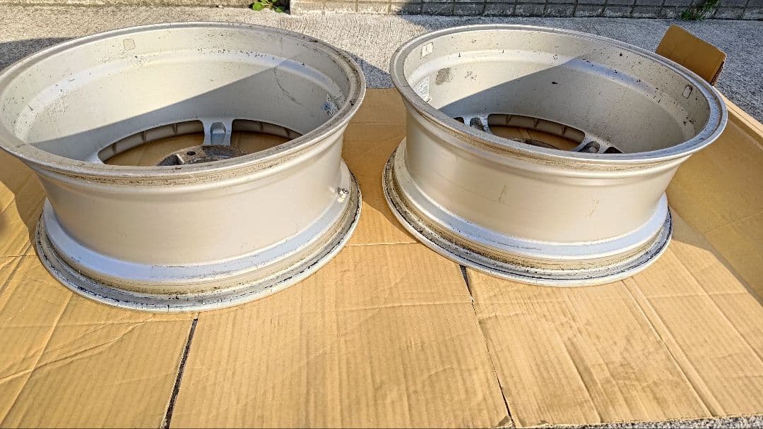 ホイール17インチ　ADVAN RC　7j 45 pcd114.3 4穴　2本