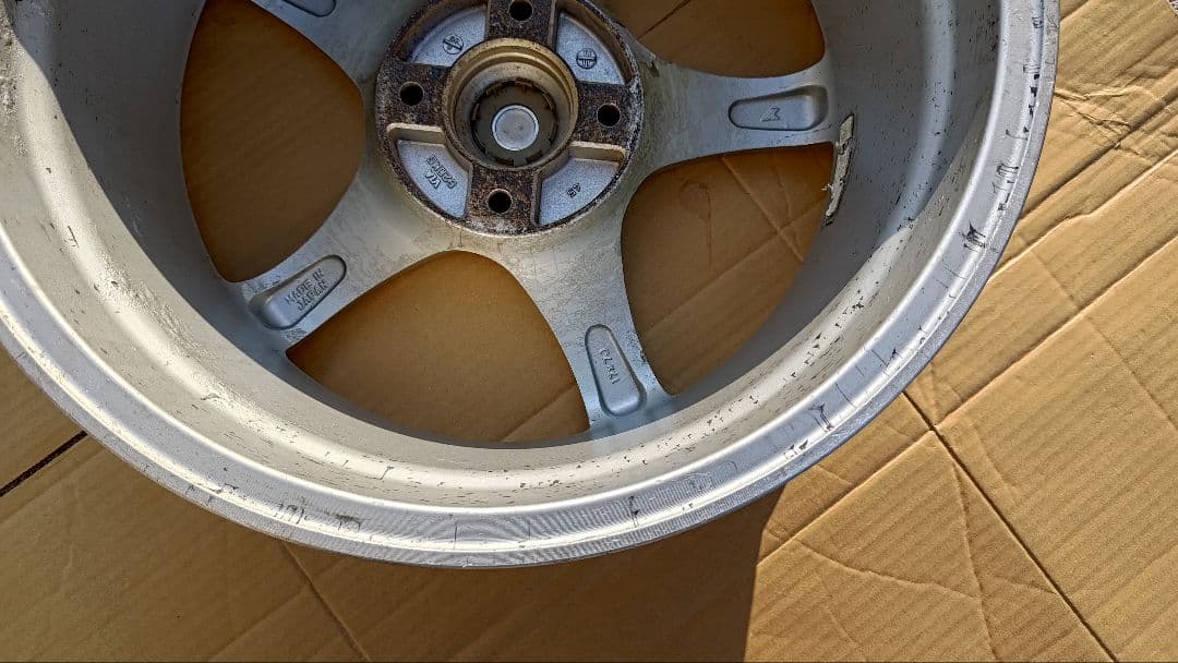 ホイール17インチ　ADVAN RC　7j 45 pcd114.3 4穴　2本