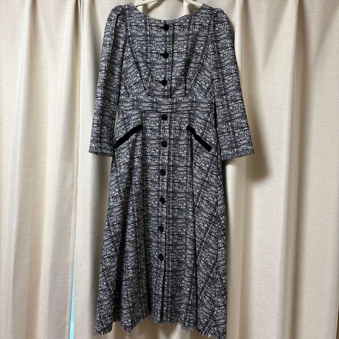 【herlipto】Classic Tweed Midi Dress