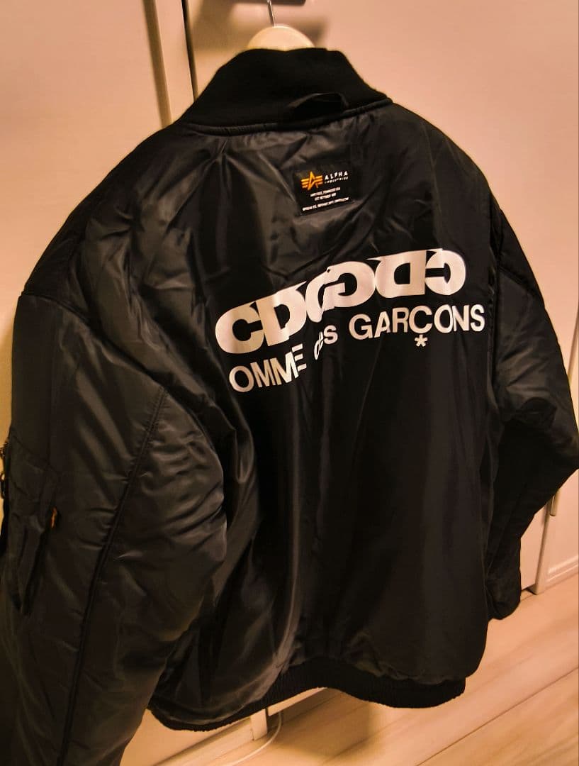 CDG x ALPHA WEAP JACKET ブラック