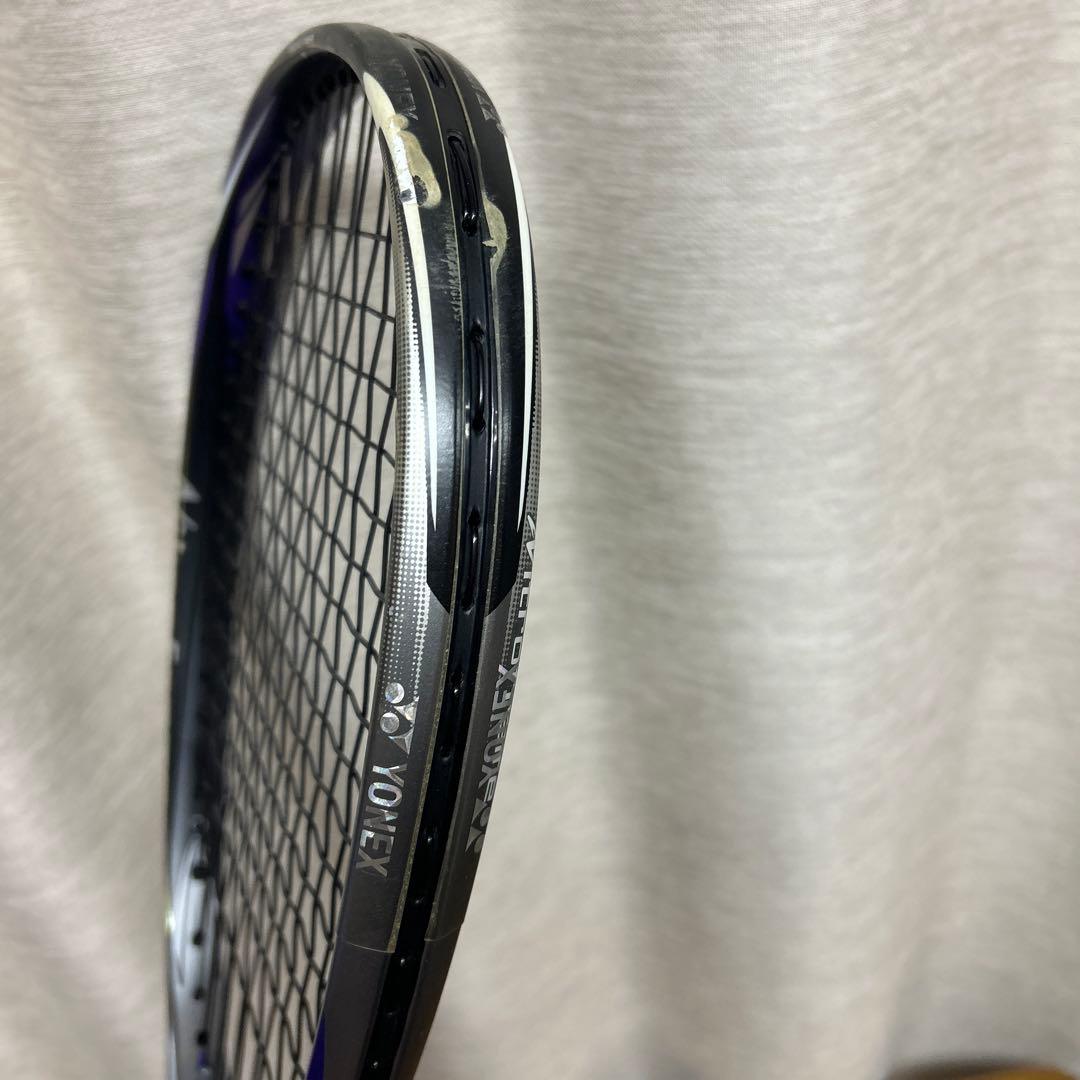 ネクシーガ80s UL1 軟式用テニスラケット 黒/紫 236g