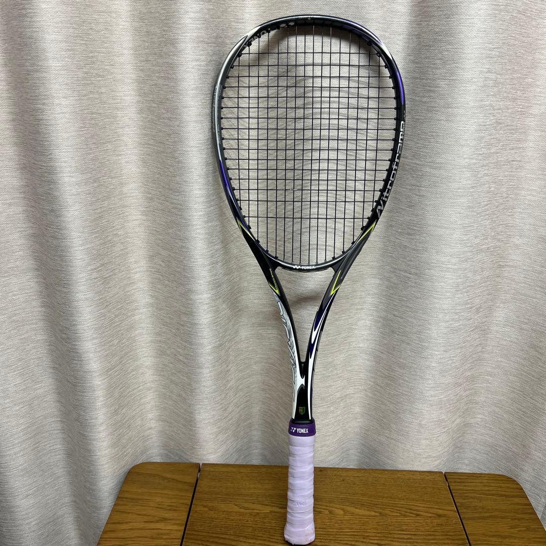ネクシーガ80s UL1 軟式用テニスラケット 黒/紫 236g