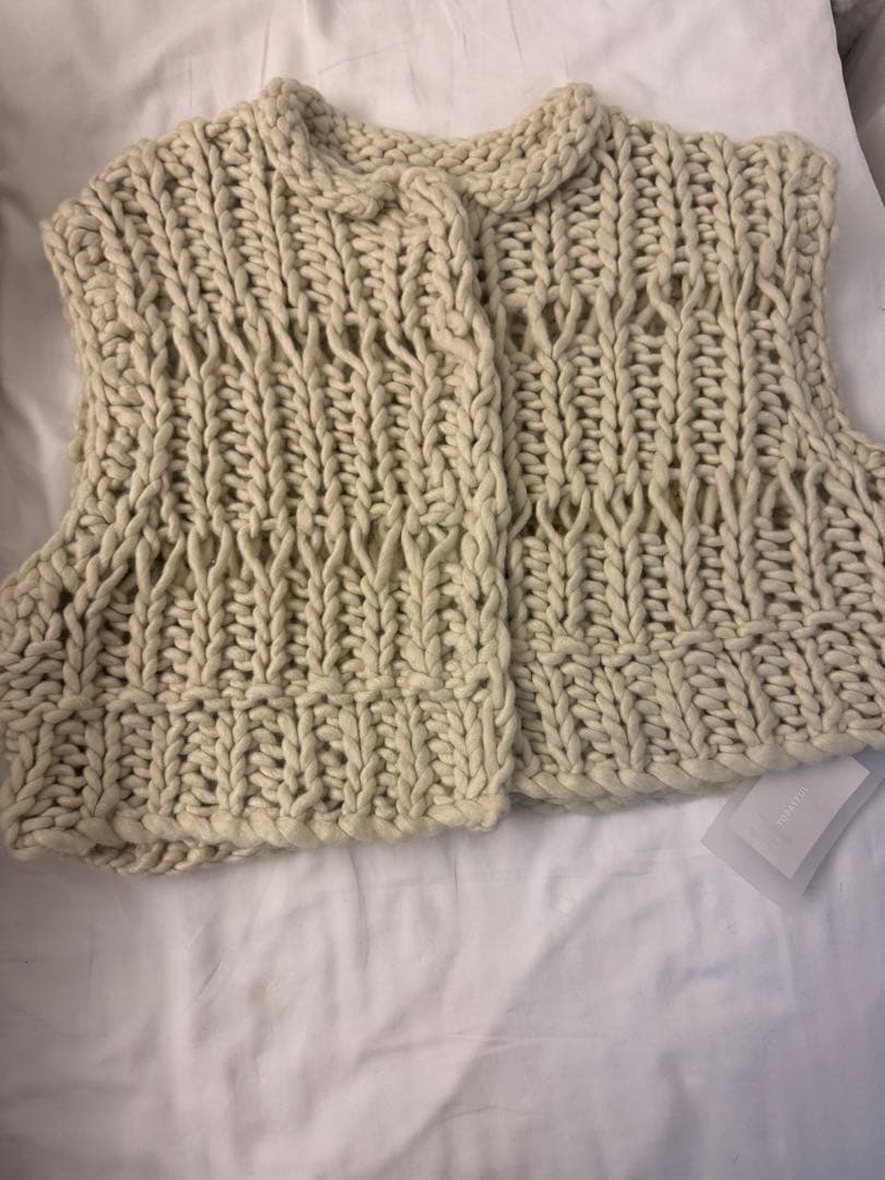 【TODAYFUL】Chunky Hand Knitvest試着のみ