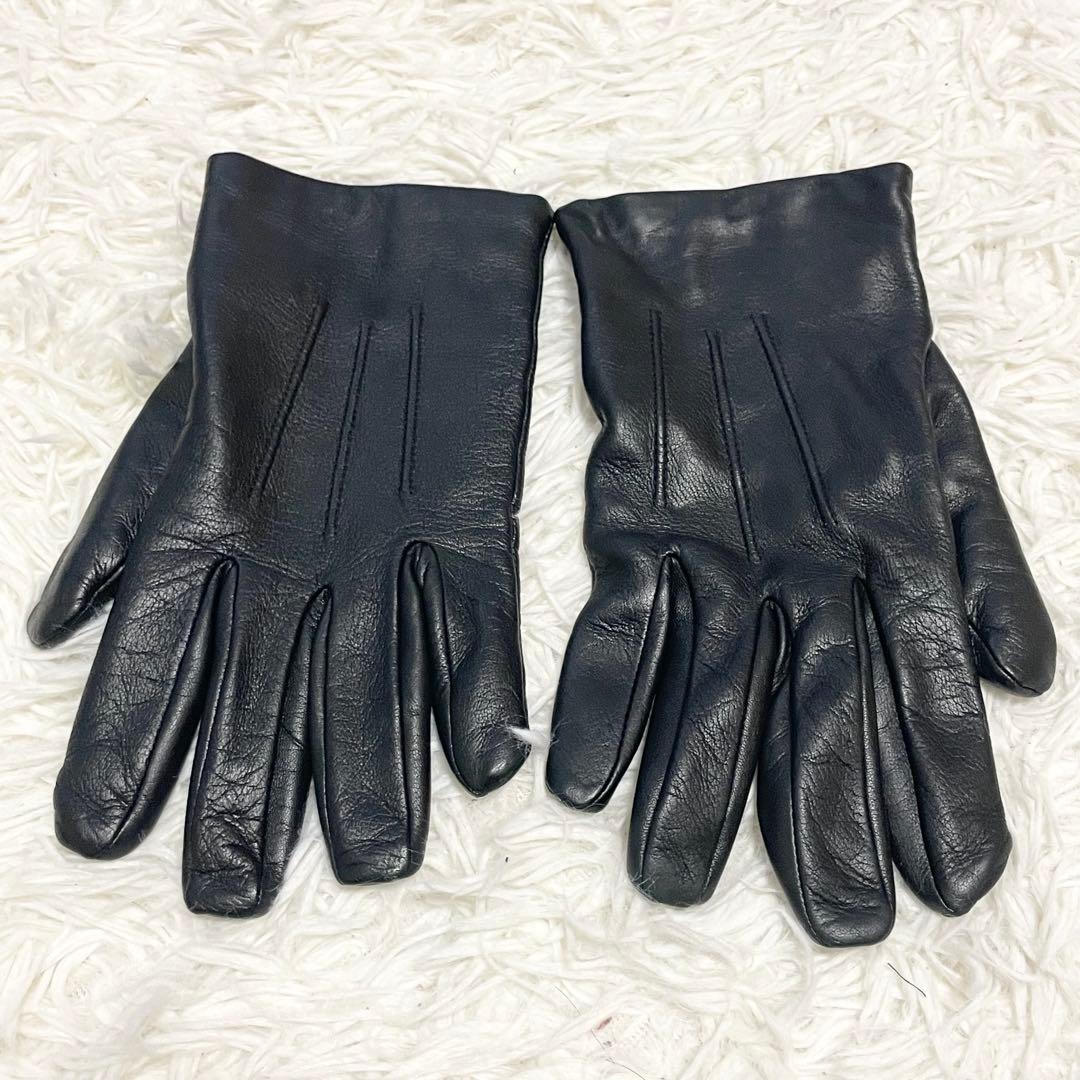 【mélodie 】DENTS デンツ レザーグローブ 革手袋 カシミヤ