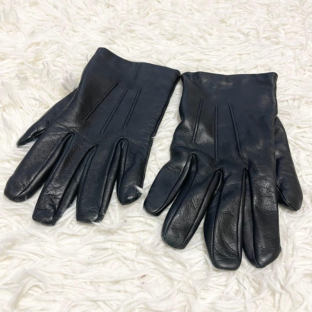 【mélodie 】DENTS デンツ レザーグローブ 革手袋 カシミヤ