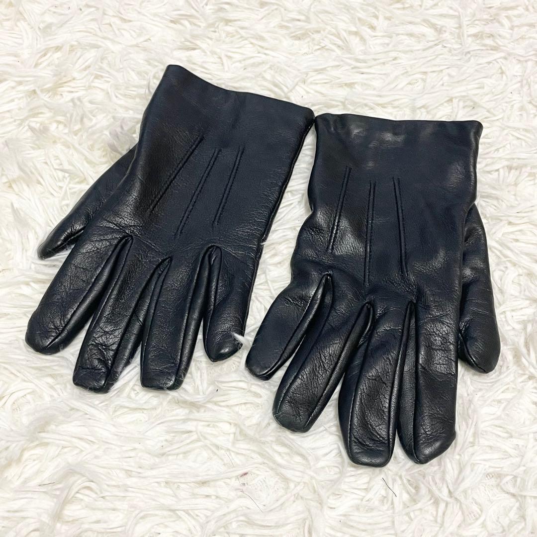 【mélodie 】DENTS デンツ レザーグローブ 革手袋 カシミヤ