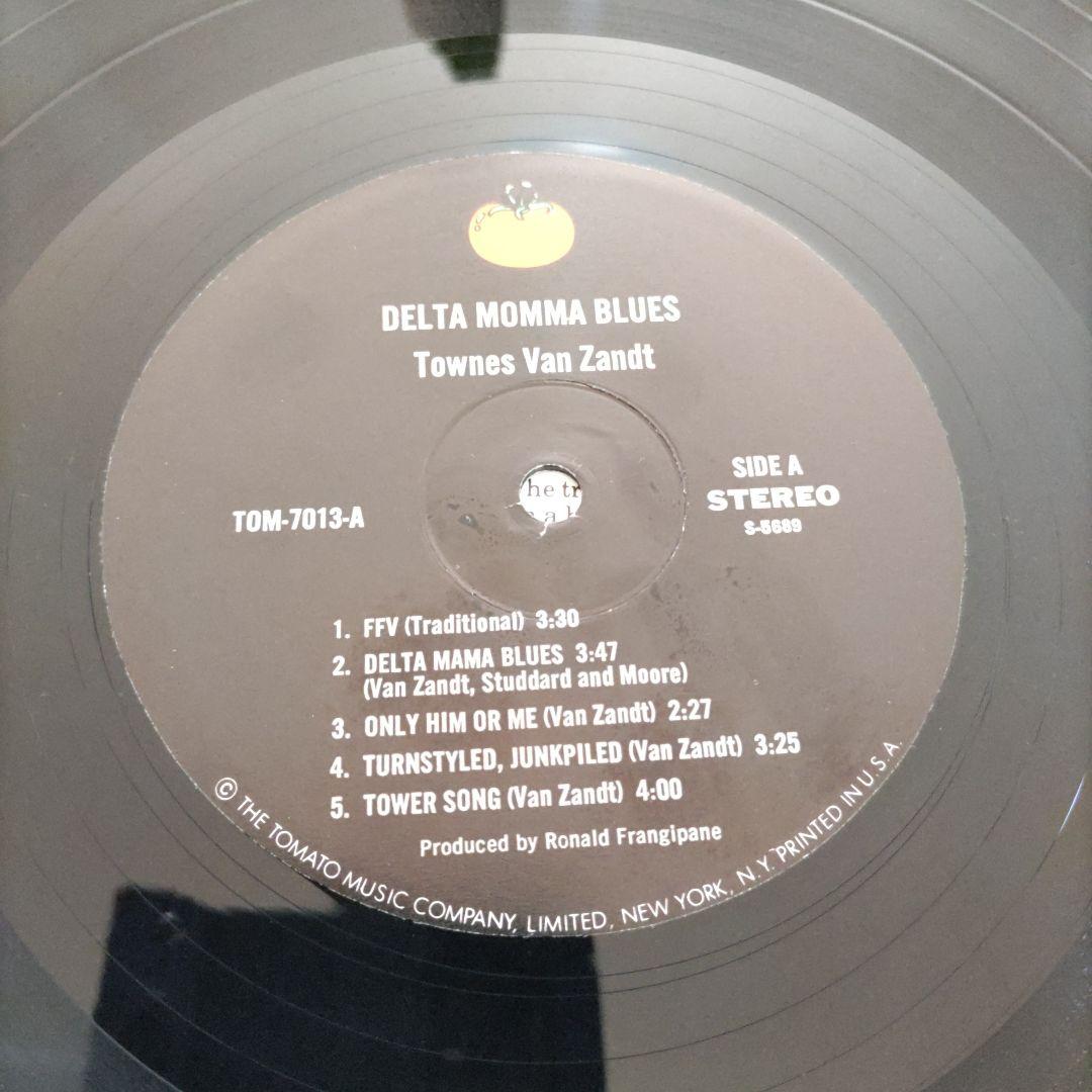洋楽 LP/Townes Van Zandt/Delta Momma Blues/US