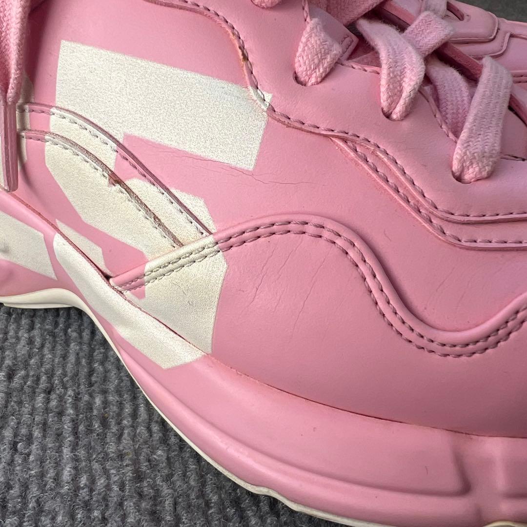 PHS　GUCCI レザースニーカー RHYTON ライトン