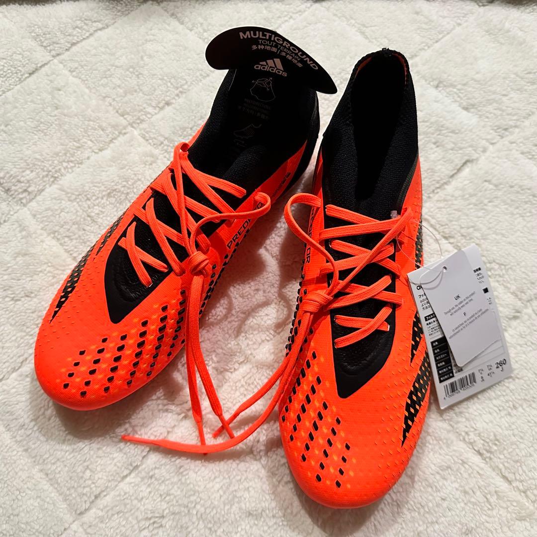 アディダス プレデター アキュラシー 26.0 2E オレンジ 土&人工芝