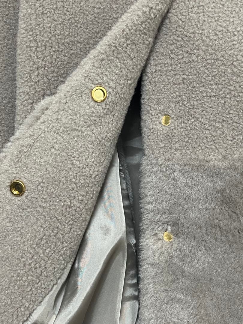 未使用　美品　ユナイテッドアローズ　ボア マントコート　【タグ付き】