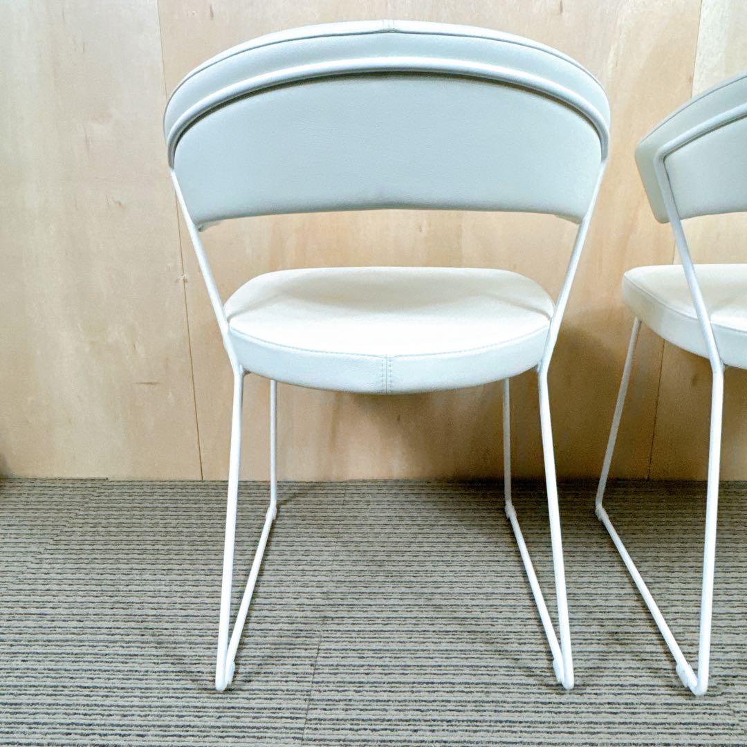 【展示品】 カリガリス コヌビア New York 本革 ダイニングチェア 6脚