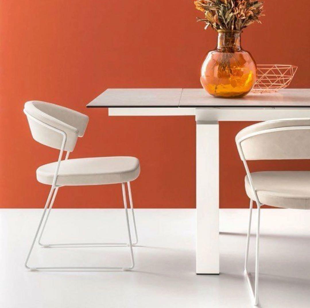 【展示品】 カリガリス コヌビア New York 本革 ダイニングチェア 6脚