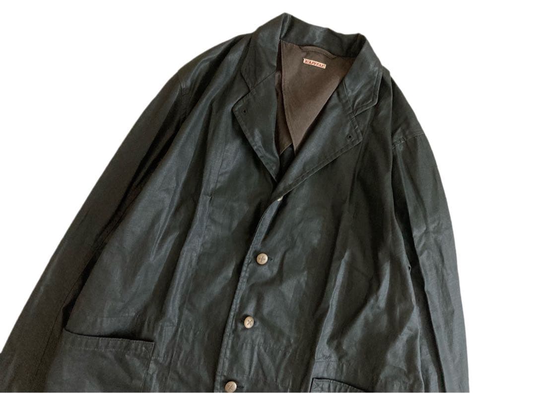 KAPITAL キャピタル ラミネート加工 コットン リネン ジャケット