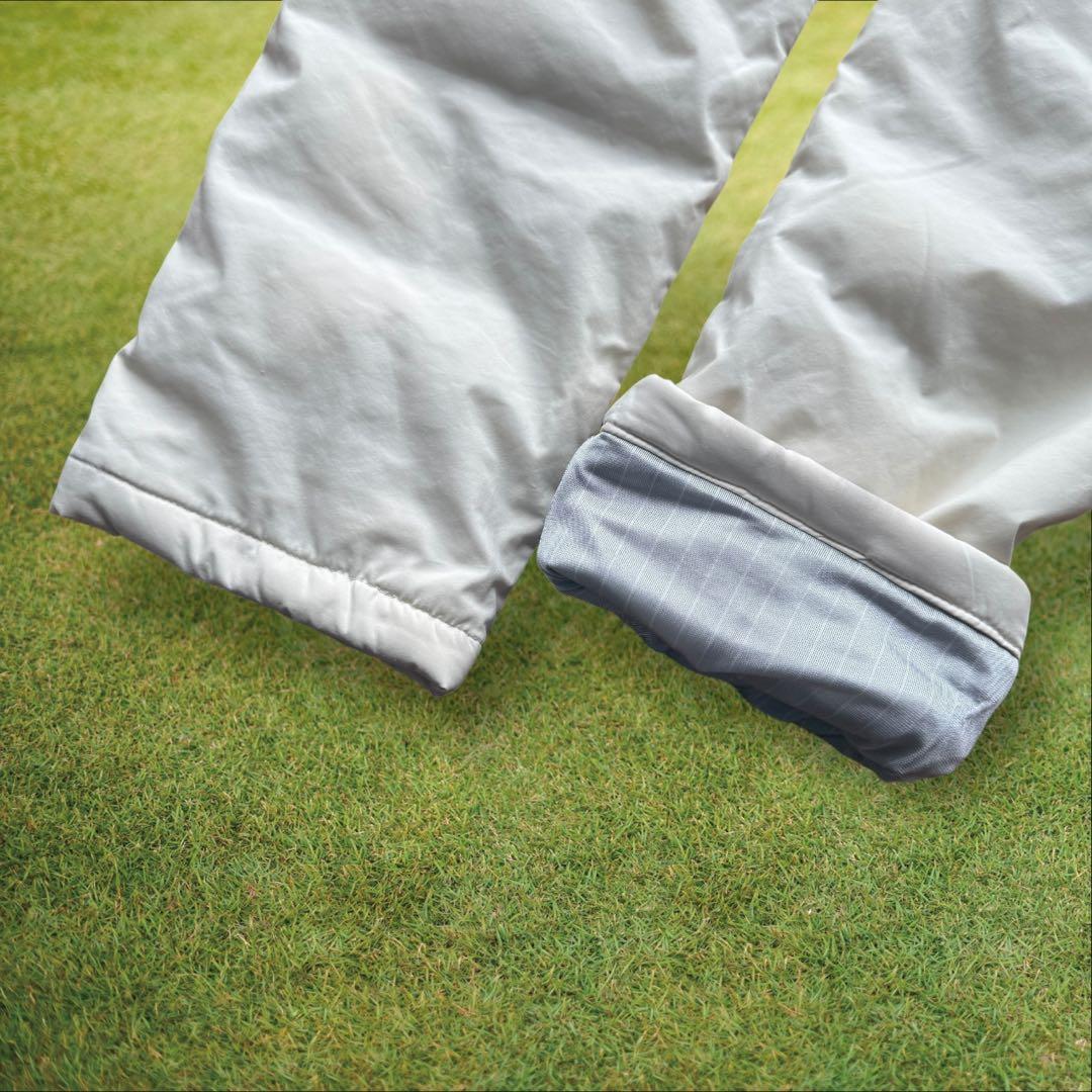 防寒　蓄熱素材　パーリーゲイツ　ダウンパンツ　中綿入 L〜XL相当　オフホワイト