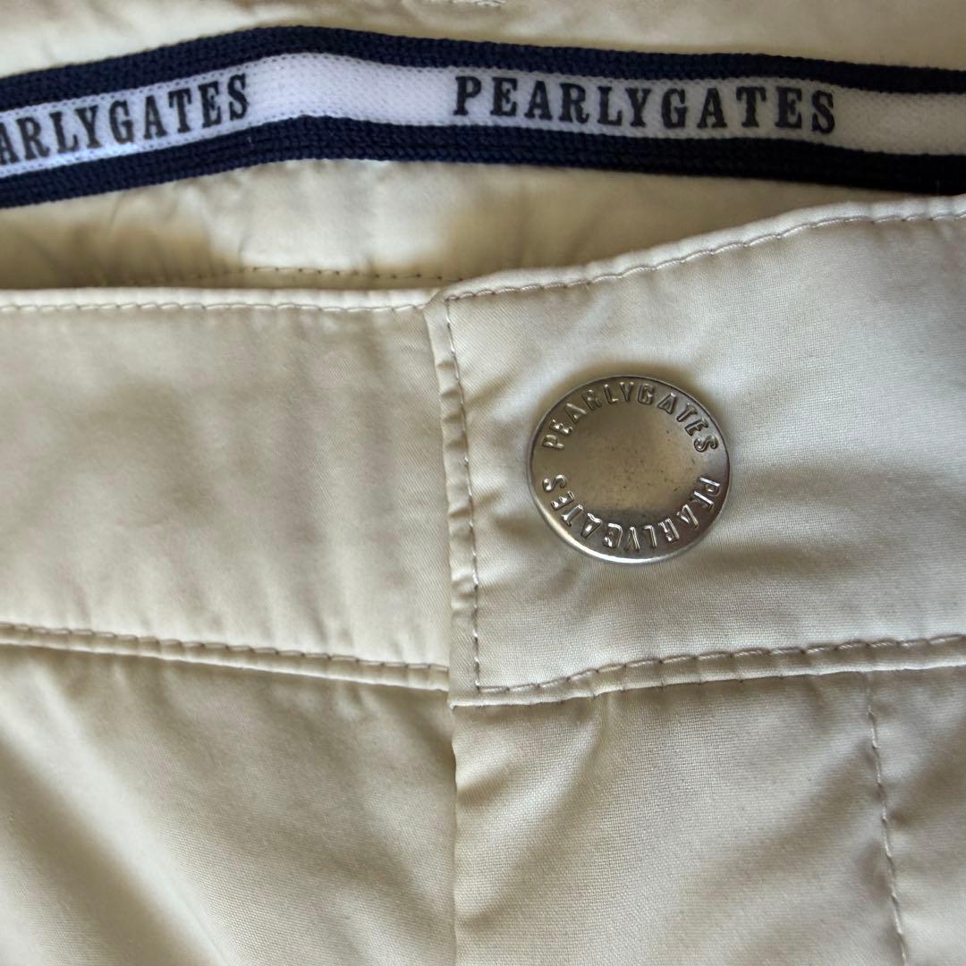 防寒　蓄熱素材　パーリーゲイツ　ダウンパンツ　中綿入 L〜XL相当　オフホワイト