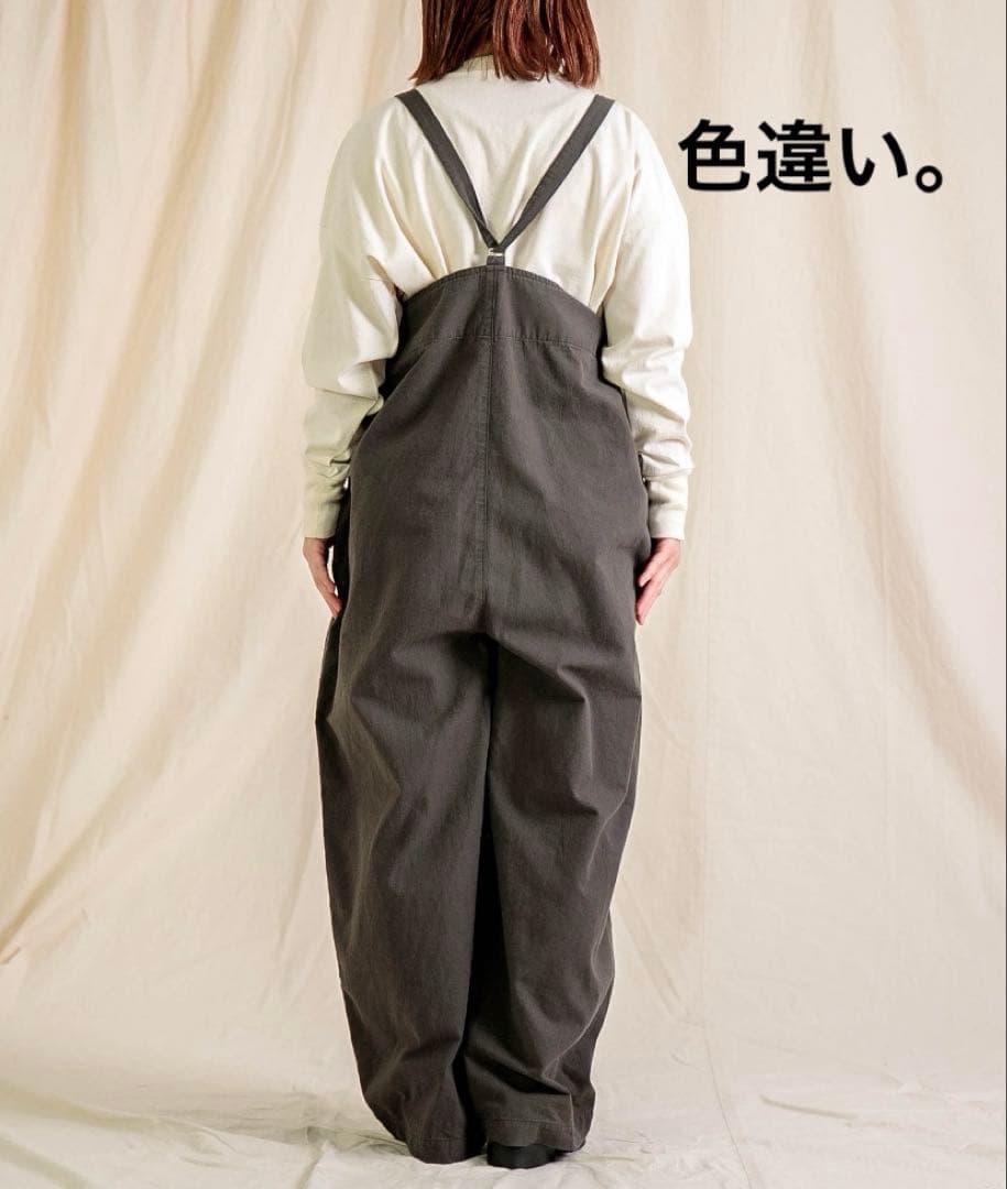 ブロカント　サロペット　ブラック