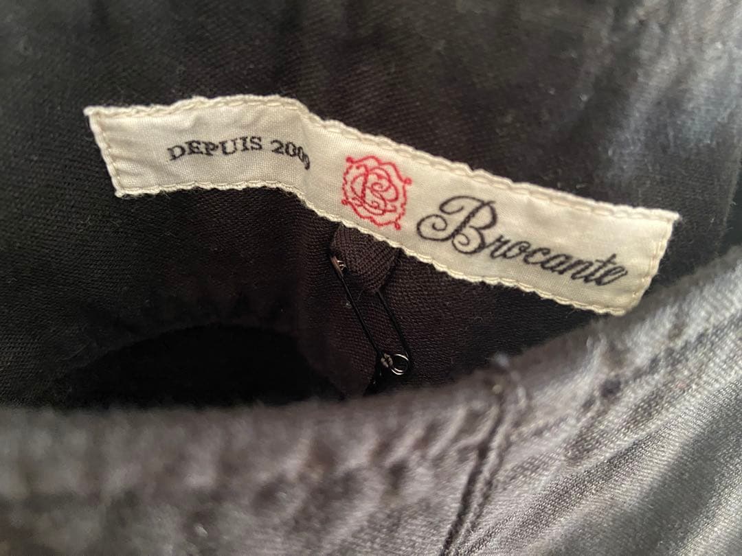 ブロカント　サロペット　ブラック