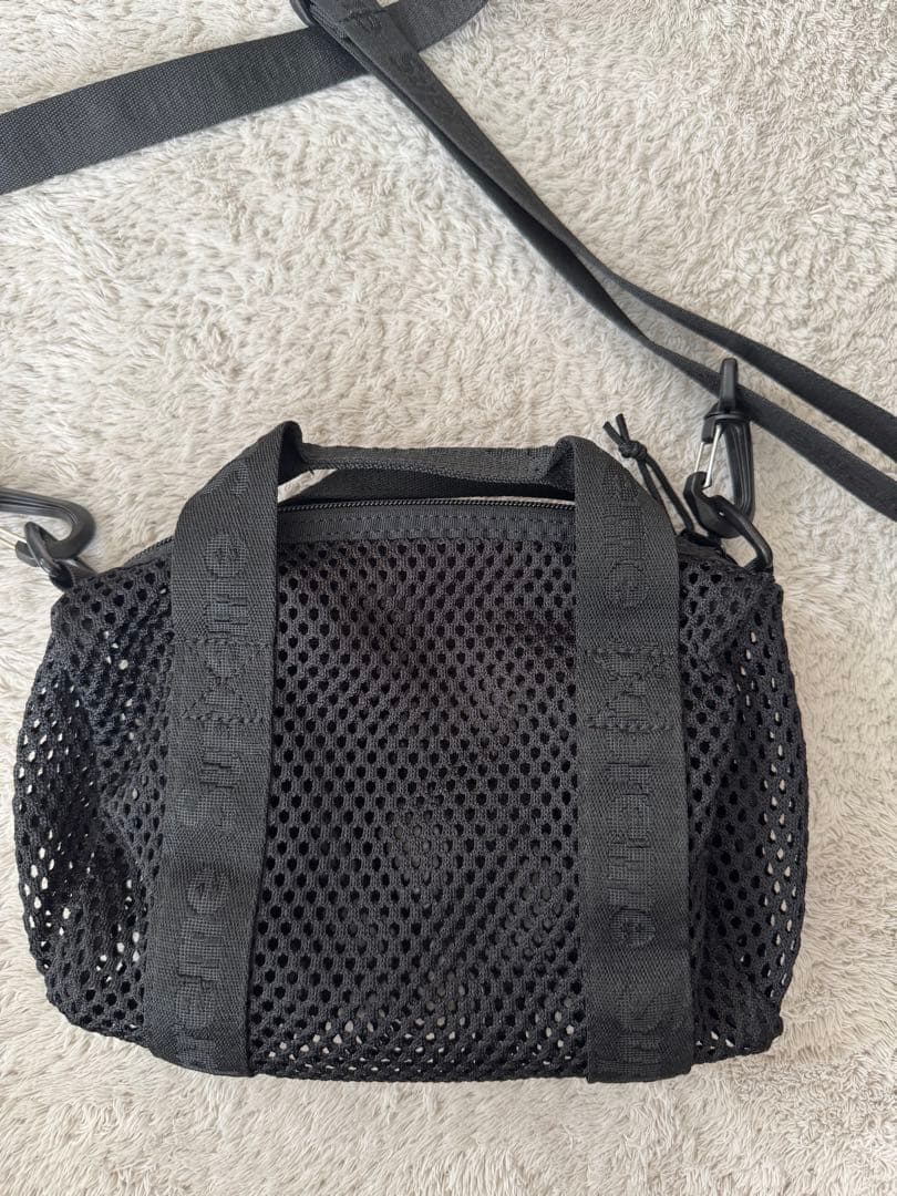 バッグ Supreme Mesh Mini Duffle Bag Black 25SS