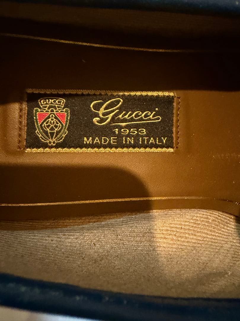 希少　グッチ　ローファー　ホースビット　シェリーライン　ゴールド金具　レザー