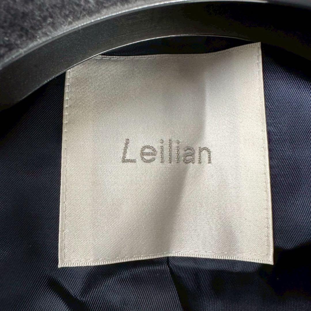 レリアン ロングコート ウール キルティング 切替 フード ドローコード 9