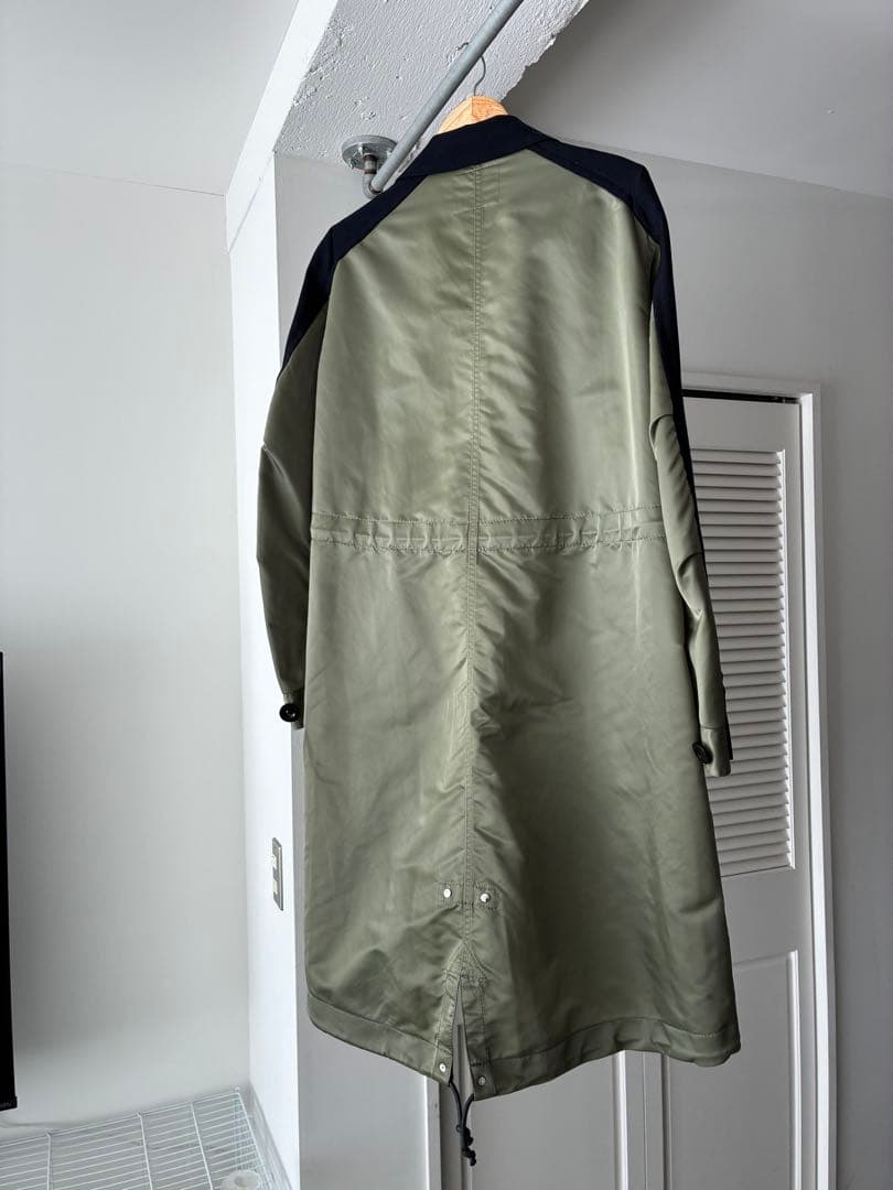 【sacai】 再構築チェスターコート　MA-1