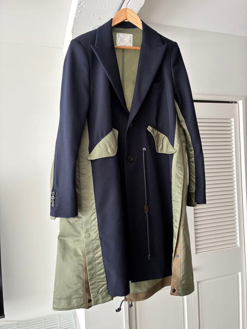 【sacai】 再構築チェスターコート　MA-1