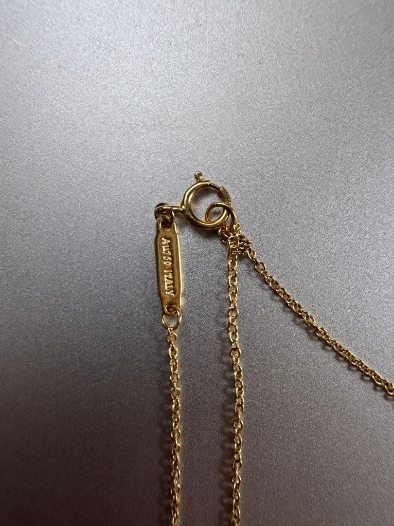 ティファニースマイル ミニ ゴールド ネックレス