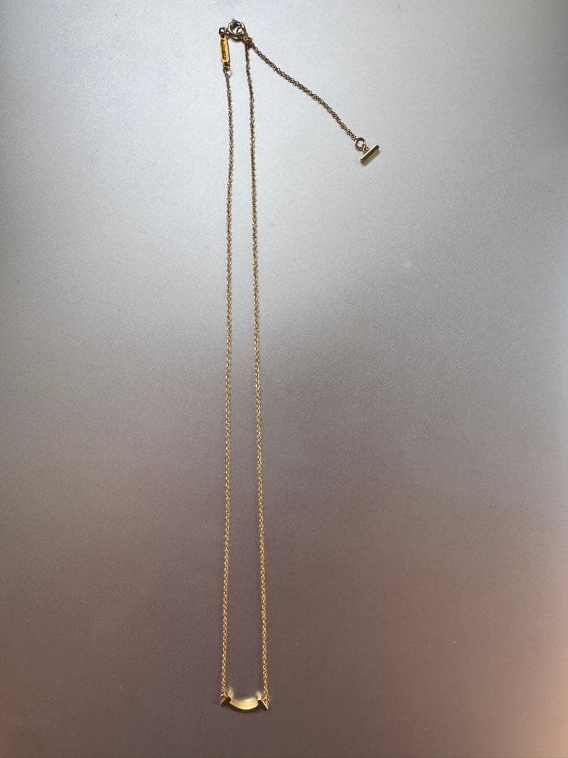 ティファニースマイル ミニ ゴールド ネックレス