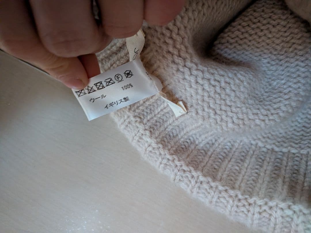 JO GORDON ホワイトニット帽 Mサイズ