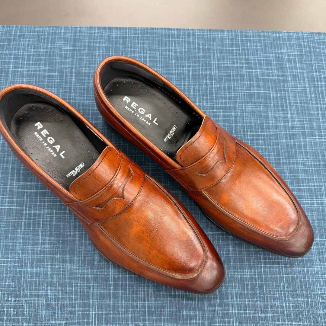 新品 リーガル 22AL ローファー 25.5 ブラウン