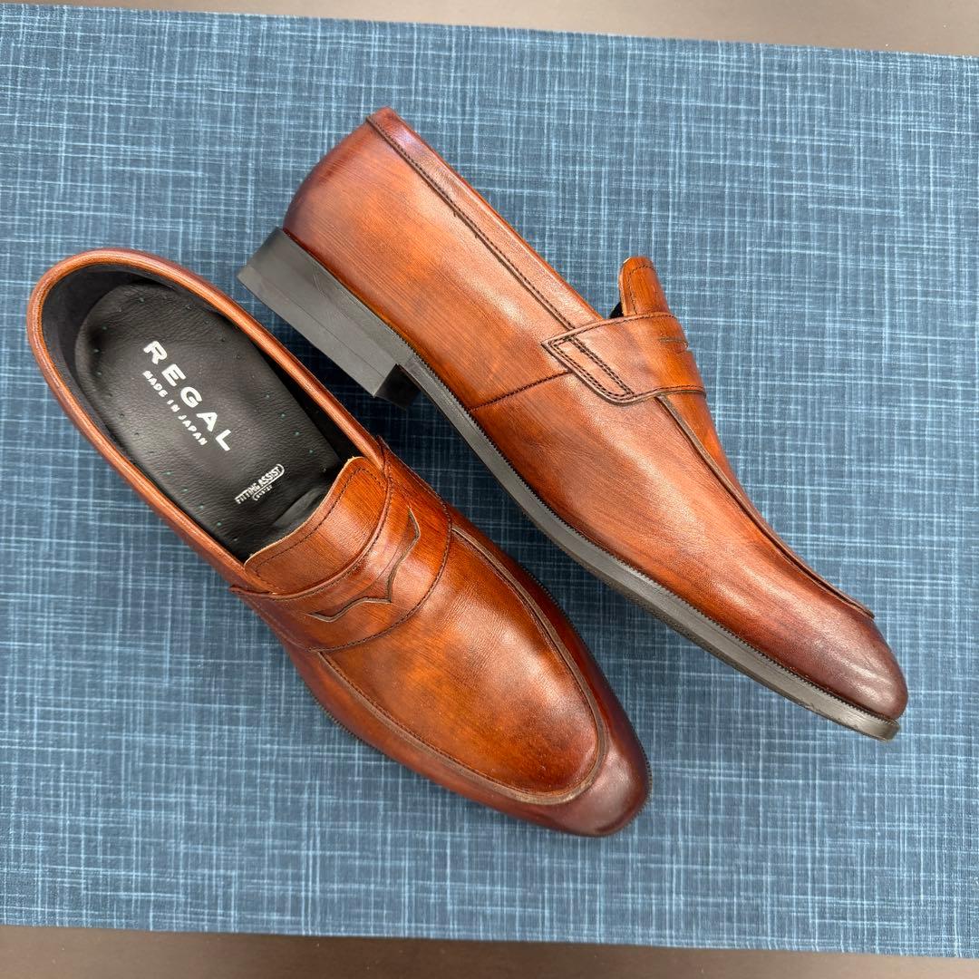 新品 リーガル 22AL ローファー 25.5 ブラウン