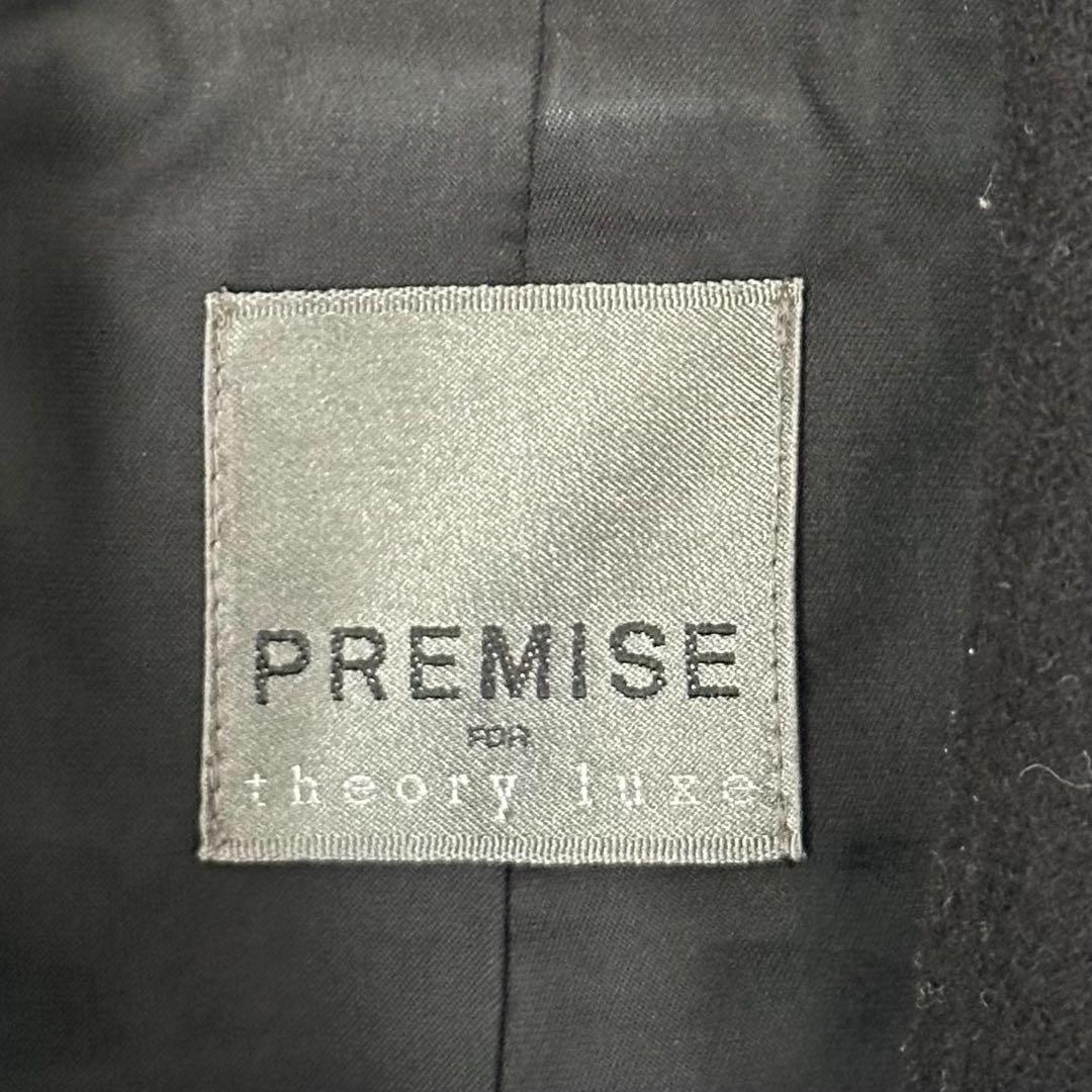 theory luxe ピーコート Pコート ポケット付き ウール カシミヤ