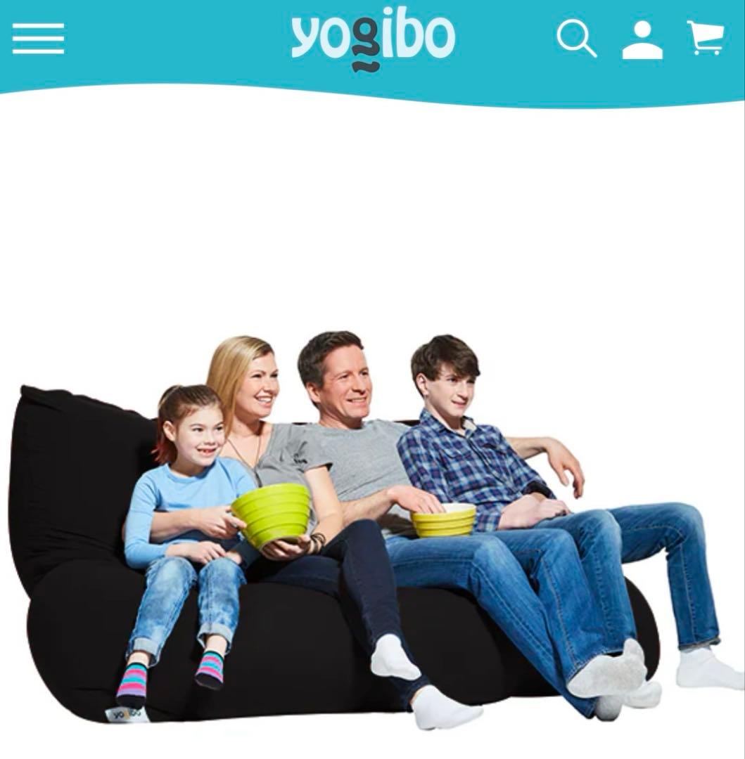 Yogibo ダブルサイズ　ブラック