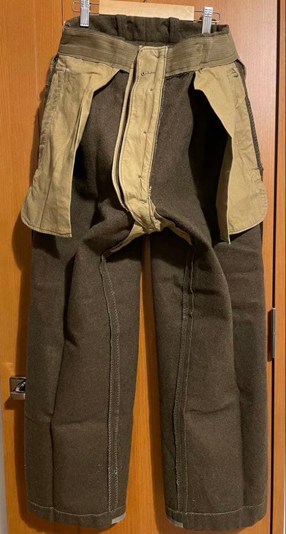 フランス軍 1950～60年M-52 ワンタック ウール トラウザーズ 13