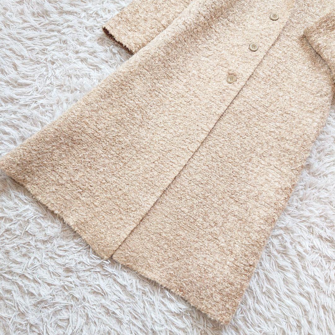 イッセイミヤケ シワ加工 プリーツ リバーシブル チェスタコート ロングコート