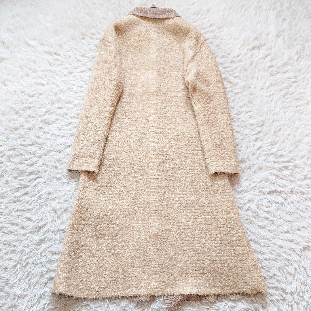 イッセイミヤケ シワ加工 プリーツ リバーシブル チェスタコート ロングコート