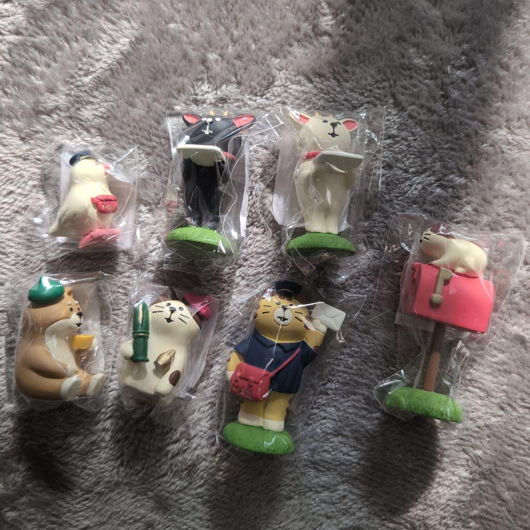 デコレconcombre おたより日和 置物 7体セット