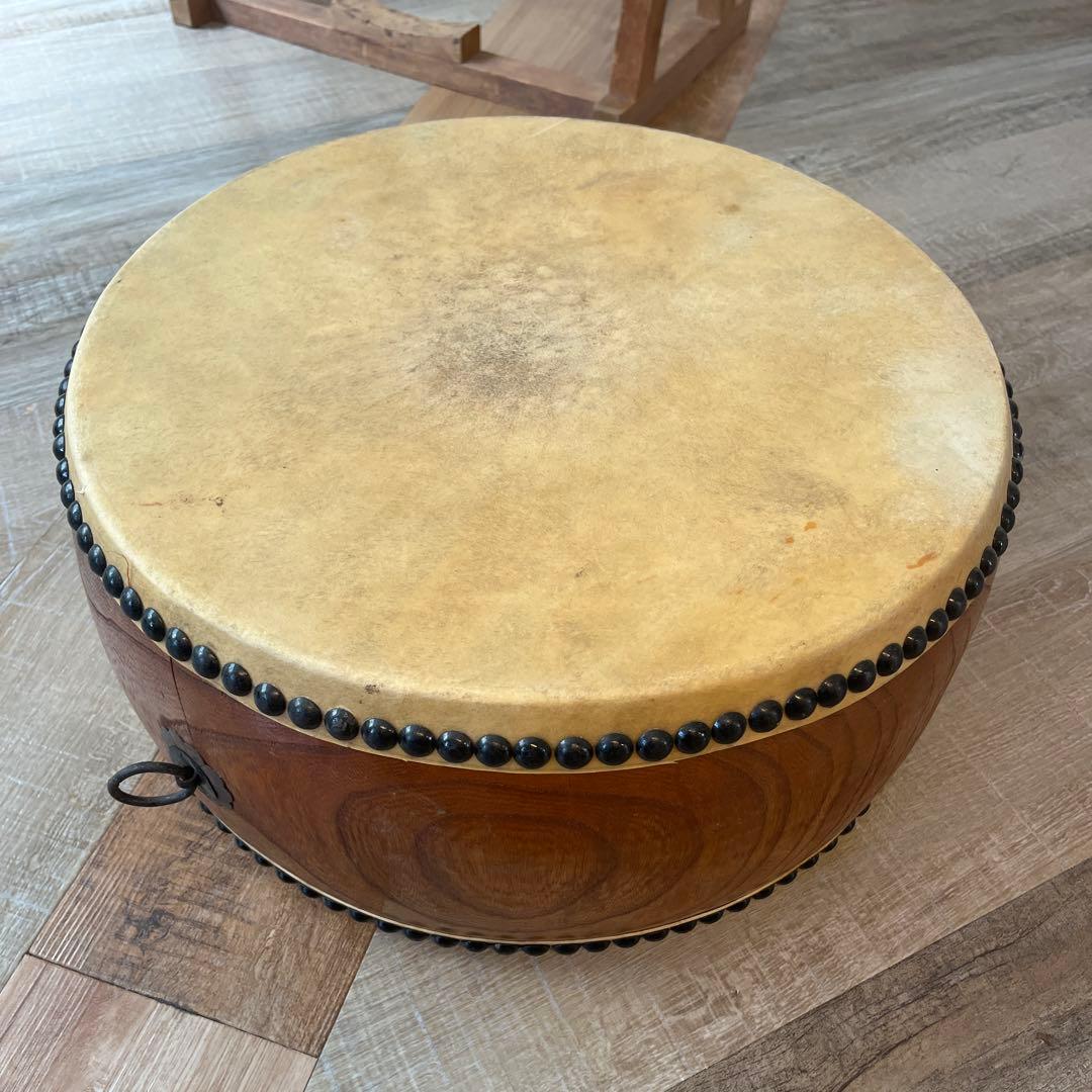 和太鼓　平胴太鼓　面1尺4寸　胴6寸　台付
