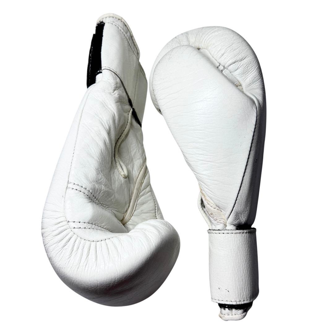 winning ボクシンググローブ 8オンス マジックテープ式 ホワイト 日本製