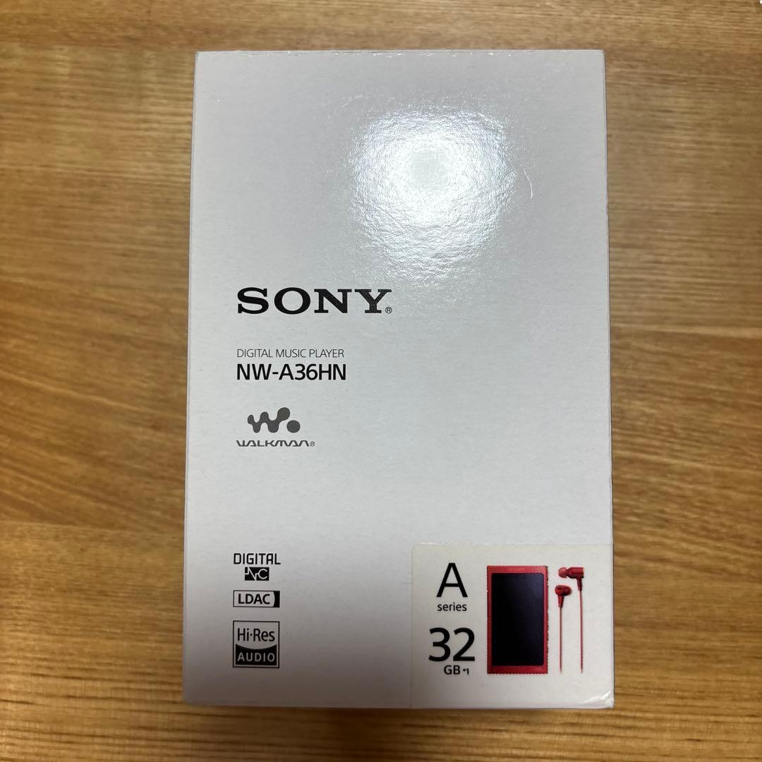 SONY NW-A36HN レッド 32GB デジタルオーディオプレーヤー