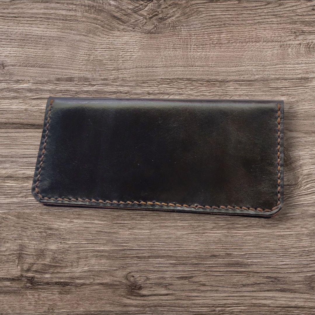 トラッカーウォレット 手染め ヌメ革 ⑯