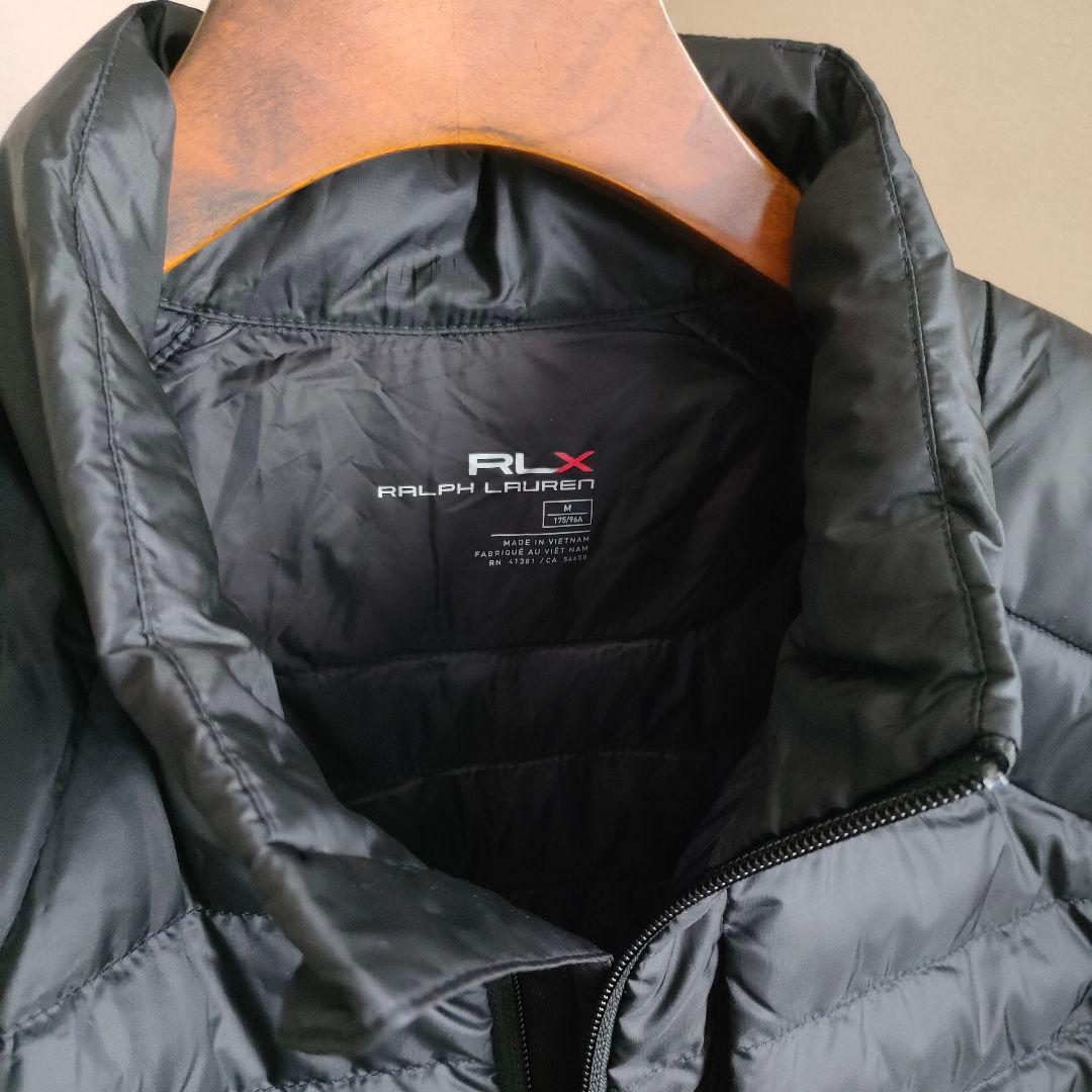 【美品】RLX RALPH LAUREN 中綿 ジャケット M 黒 軽量 f