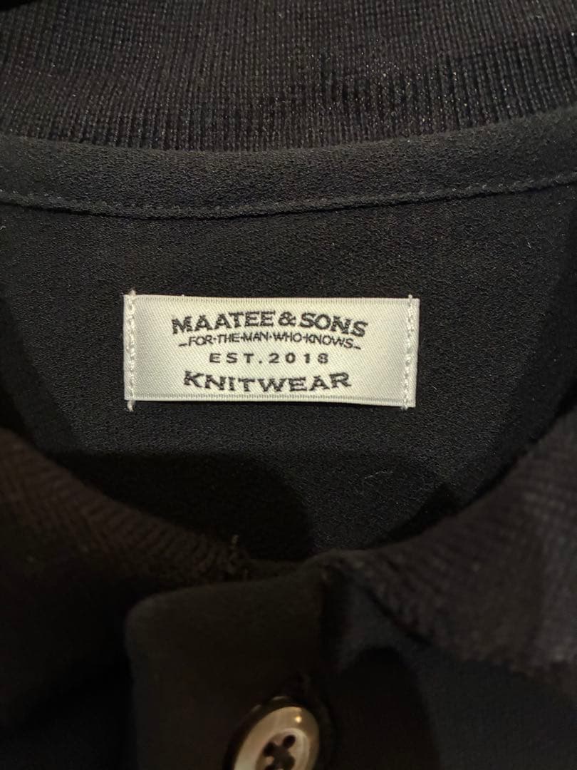 MAATEE & SONS 強撚POLO ポロシャツ　サイズ2