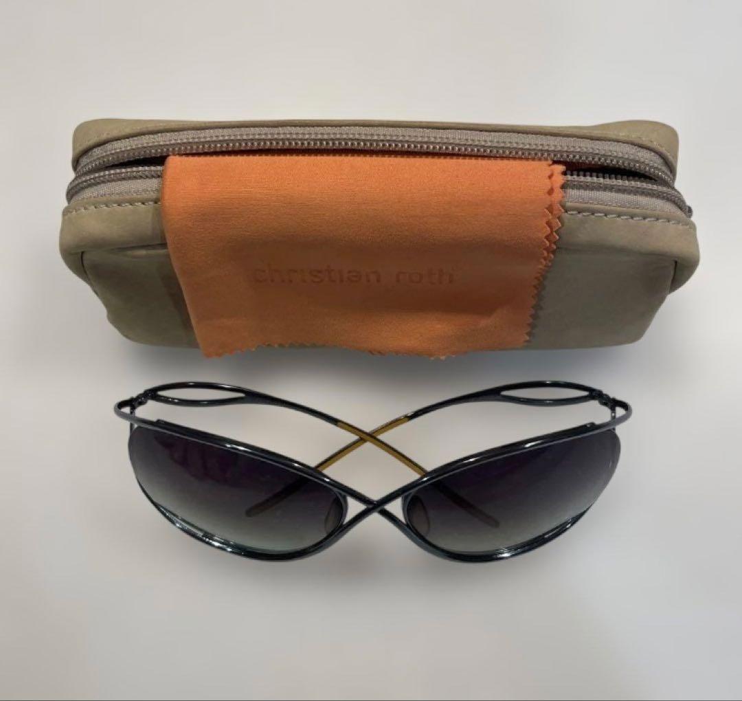 【美品】Christian Roth 14215サングラス 吉川晃司愛用ブランド