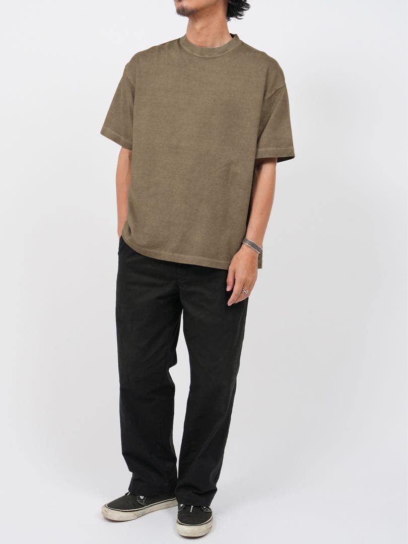 トップス OVY Pigment Dyed Relax Fit Tshirts brown