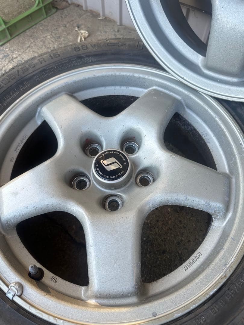 日産 スカイライン R32タイプM 純正アルミホイール 4本
