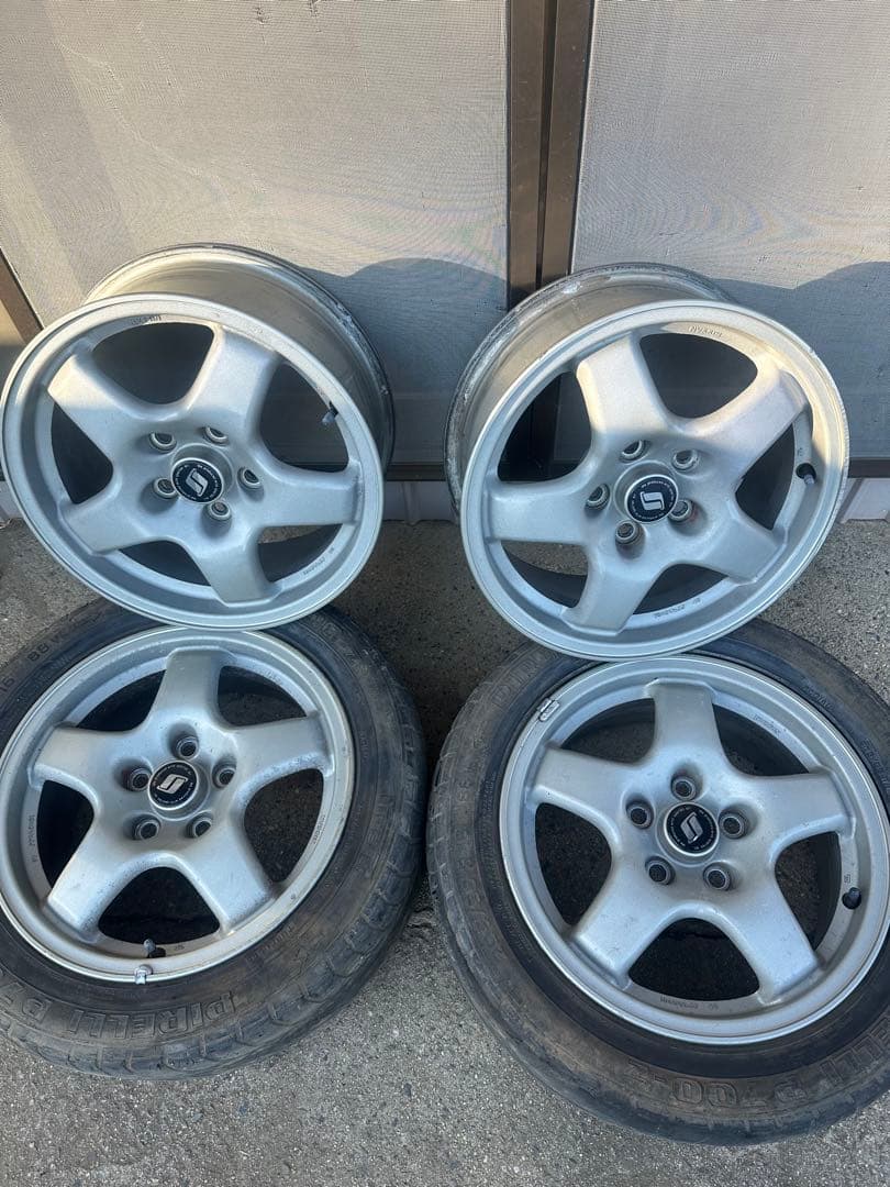 日産 スカイライン R32タイプM 純正アルミホイール 4本