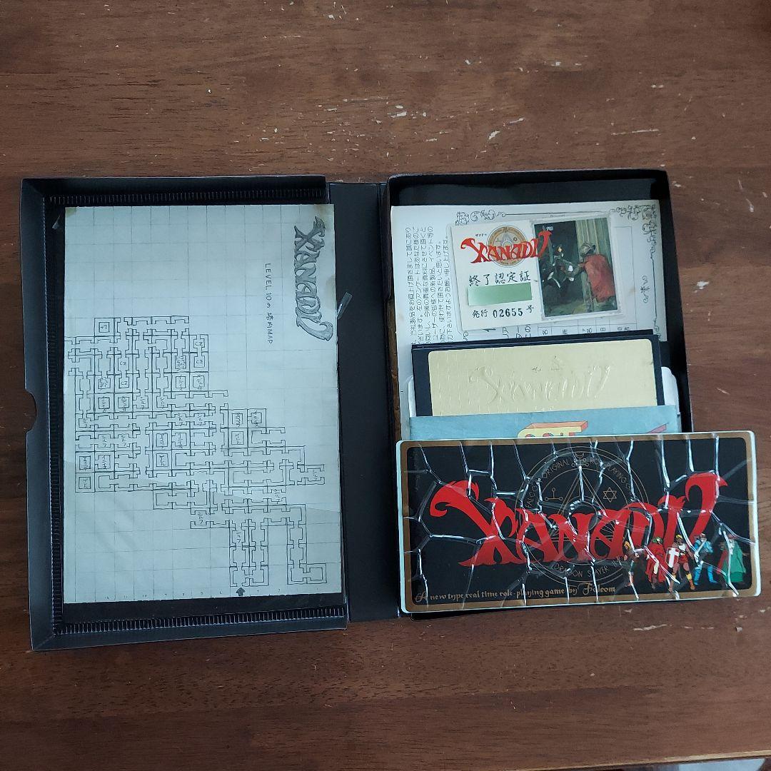 ザナドゥ　PC-88ゲームソフト　5'2D　日本ファルコム　シナリオⅠ、Ⅱセット